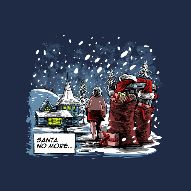 Santa No More-none removable cover w insert throw pillow-zascanauta