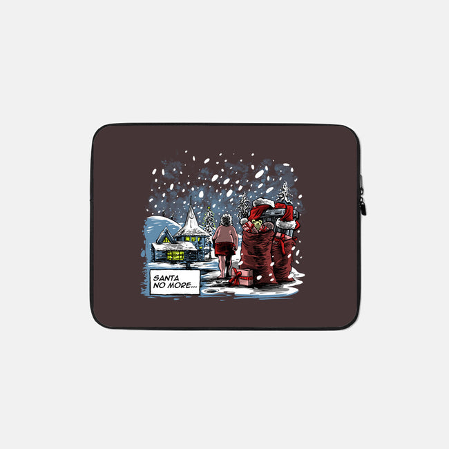 Santa No More-none zippered laptop sleeve-zascanauta