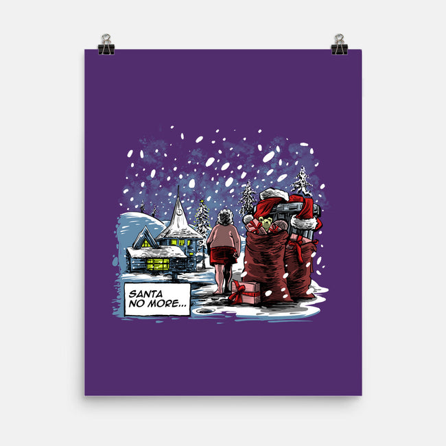 Santa No More-none matte poster-zascanauta