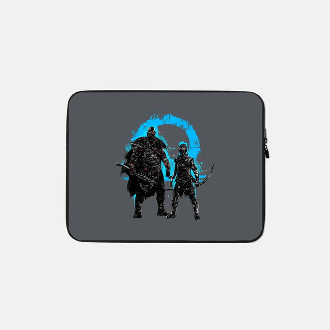 Ragnarok Storm-none zippered laptop sleeve-kharmazero