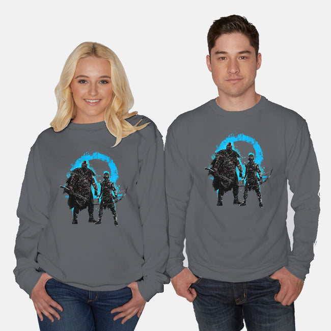 Ragnarok Storm-unisex crew neck sweatshirt-kharmazero