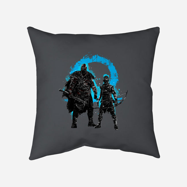 Ragnarok Storm-none removable cover w insert throw pillow-kharmazero