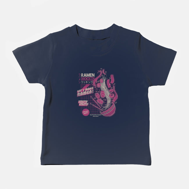Arcade Ramen-baby basic tee-Getsousa!