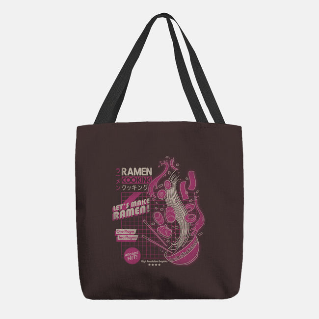 Arcade Ramen-none basic tote bag-Getsousa!