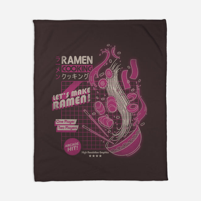 Arcade Ramen-none fleece blanket-Getsousa!