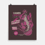 Arcade Ramen-none matte poster-Getsousa!