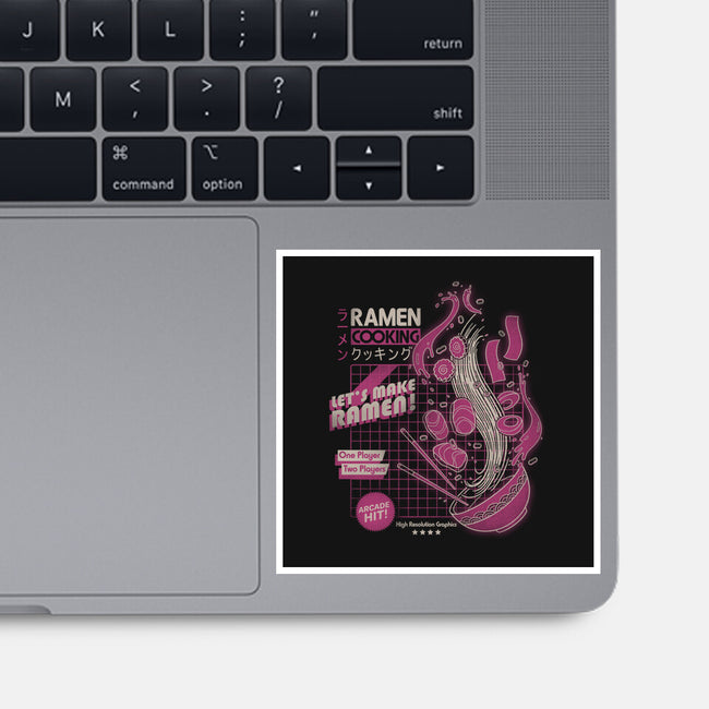 Arcade Ramen-none glossy sticker-Getsousa!
