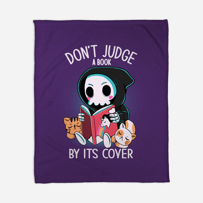 Don't Judge-none fleece blanket-Conjura Geek
