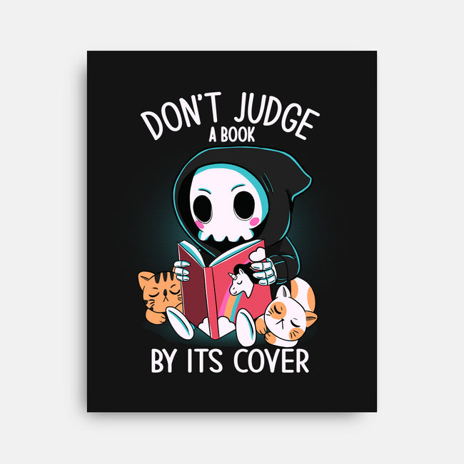 Don't Judge-none stretched canvas-Conjura Geek