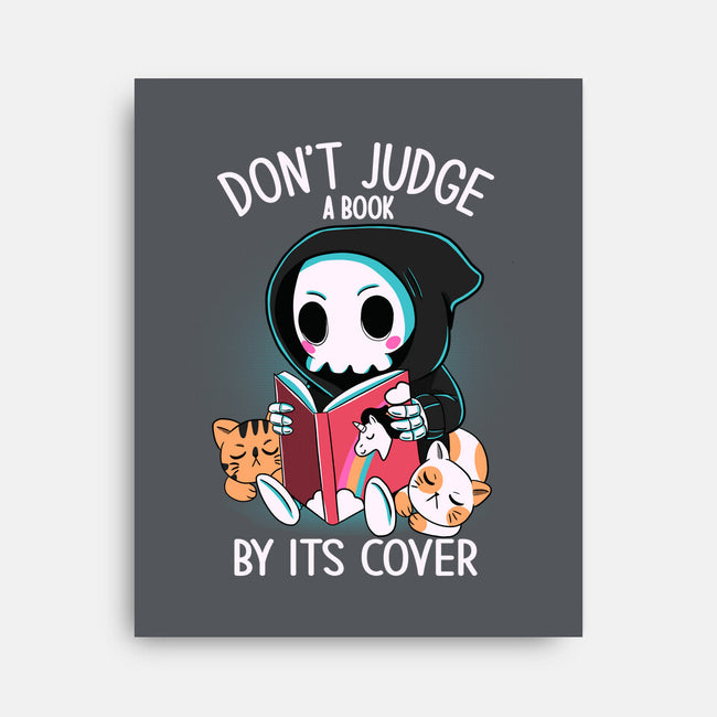 Don't Judge-none stretched canvas-Conjura Geek