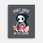 Don't Judge-none stretched canvas-Conjura Geek