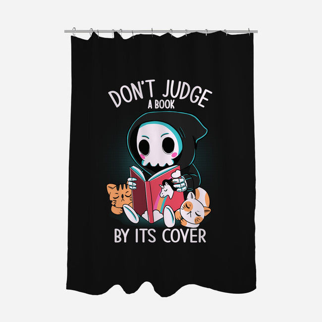 Don't Judge-none polyester shower curtain-Conjura Geek