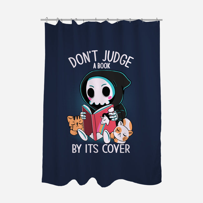 Don't Judge-none polyester shower curtain-Conjura Geek