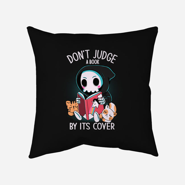 Don't Judge-none removable cover w insert throw pillow-Conjura Geek