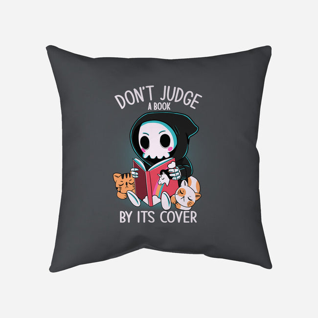 Don't Judge-none removable cover w insert throw pillow-Conjura Geek