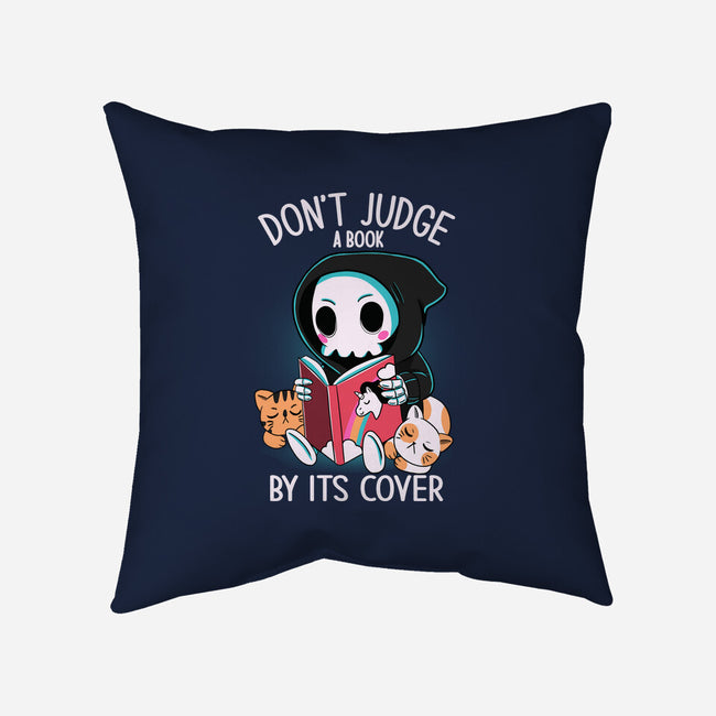 Don't Judge-none removable cover w insert throw pillow-Conjura Geek