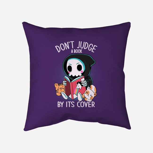 Don't Judge-none removable cover w insert throw pillow-Conjura Geek