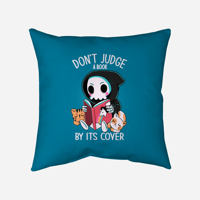 Don't Judge-none removable cover w insert throw pillow-Conjura Geek