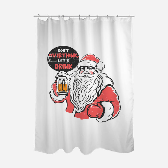 Don't Overthink-none polyester shower curtain-turborat14