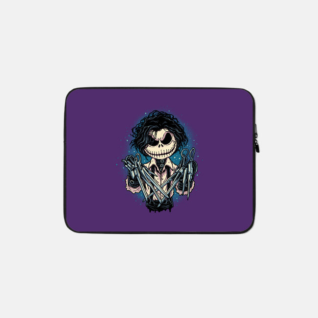 Nightmare About Scissors-none zippered laptop sleeve-momma_gorilla