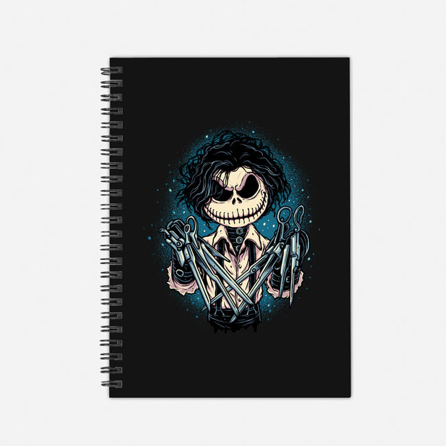 Nightmare About Scissors-none dot grid notebook-momma_gorilla