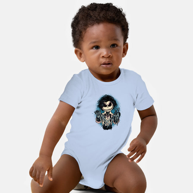 Nightmare About Scissors-baby basic onesie-momma_gorilla