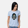 Nightmare About Scissors-womens basic tee-momma_gorilla
