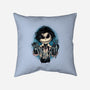 Nightmare About Scissors-none removable cover w insert throw pillow-momma_gorilla