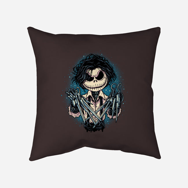 Nightmare About Scissors-none removable cover w insert throw pillow-momma_gorilla