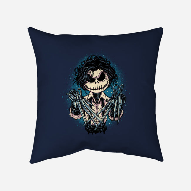Nightmare About Scissors-none removable cover w insert throw pillow-momma_gorilla