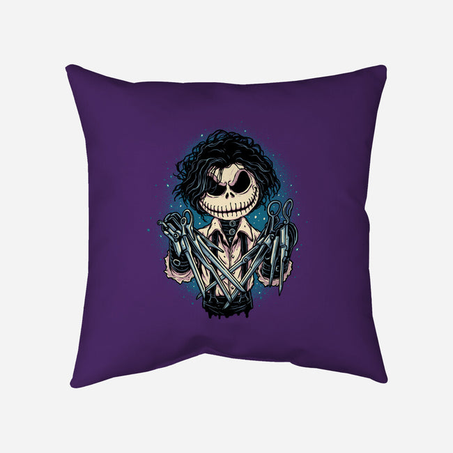 Nightmare About Scissors-none removable cover w insert throw pillow-momma_gorilla