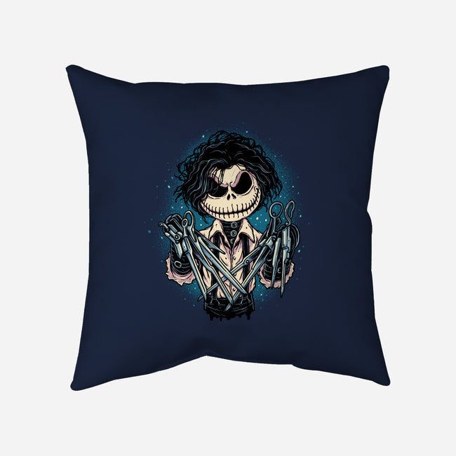 Nightmare About Scissors-none removable cover throw pillow-momma_gorilla