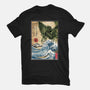 Great Old One In Japan-womens fitted tee-DrMonekers
