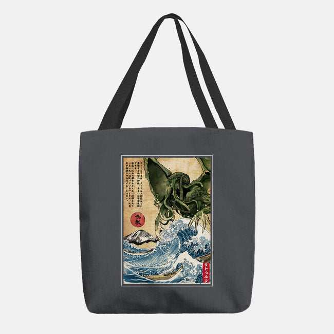 Great Old One In Japan-none basic tote bag-DrMonekers