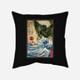 Great Old One In Japan-none removable cover w insert throw pillow-DrMonekers