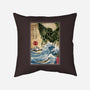 Great Old One In Japan-none removable cover w insert throw pillow-DrMonekers