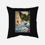 Great Old One In Japan-none removable cover throw pillow-DrMonekers