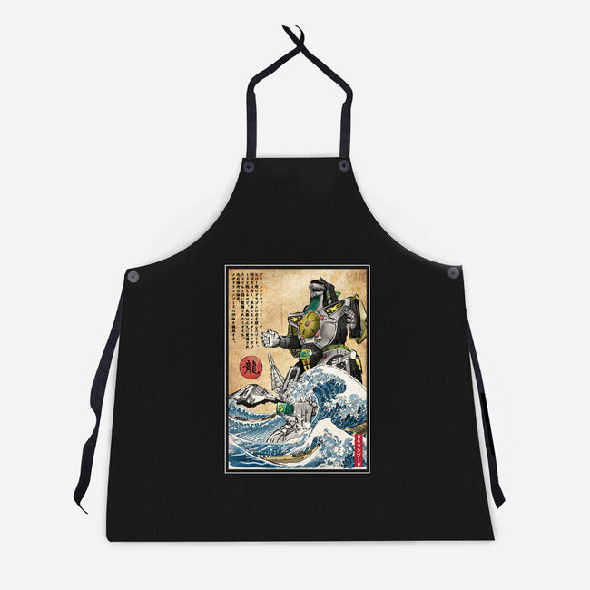 Dragonzord In Japan-unisex kitchen apron-DrMonekers