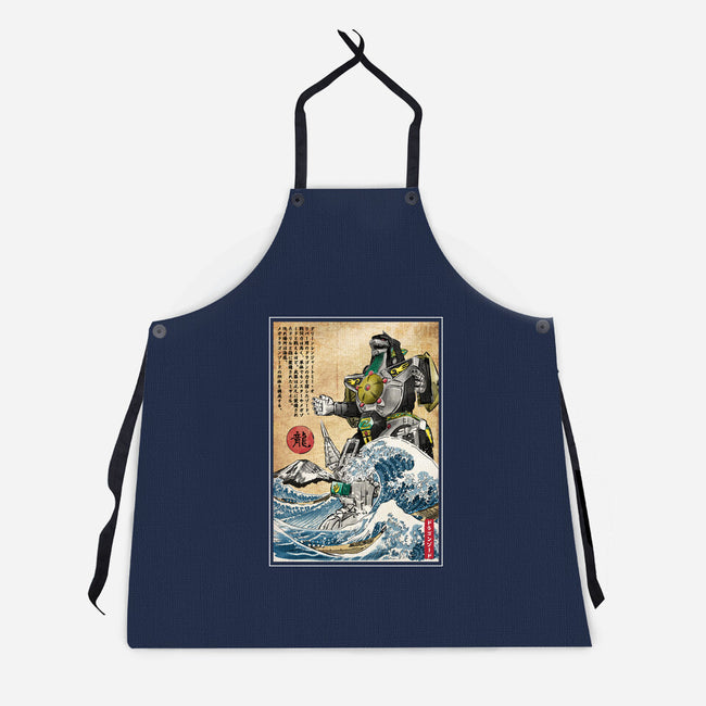 Dragonzord In Japan-unisex kitchen apron-DrMonekers