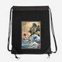Dragonzord In Japan-none drawstring bag-DrMonekers