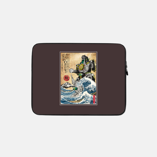 Dragonzord In Japan-none zippered laptop sleeve-DrMonekers