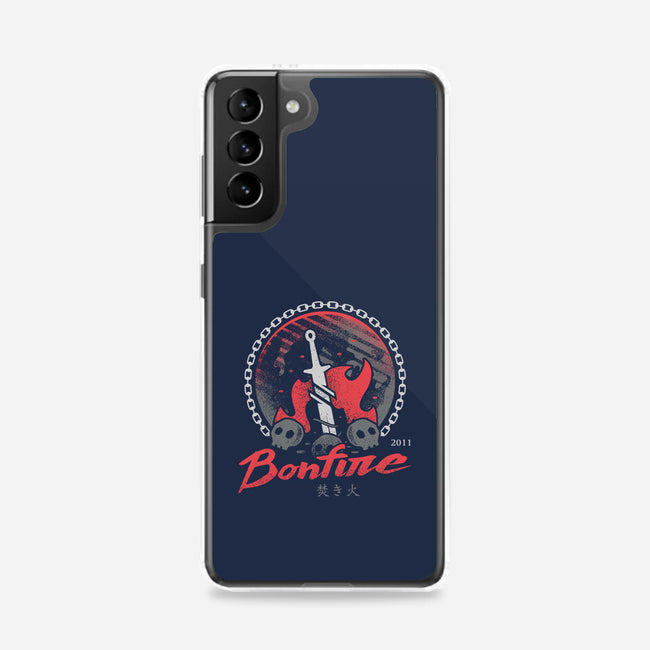 Bonfire Moonlight-samsung snap phone case-Logozaste