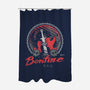 Bonfire Moonlight-none polyester shower curtain-Logozaste