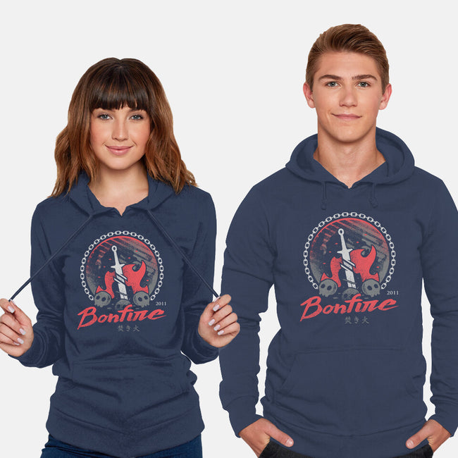 Bonfire Moonlight-unisex pullover sweatshirt-Logozaste