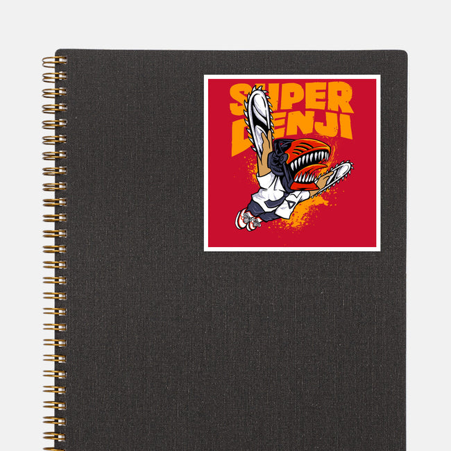 Flying Chainsawman-none glossy sticker-spoilerinc