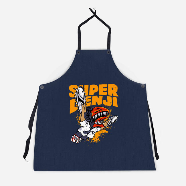 Flying Chainsawman-unisex kitchen apron-spoilerinc