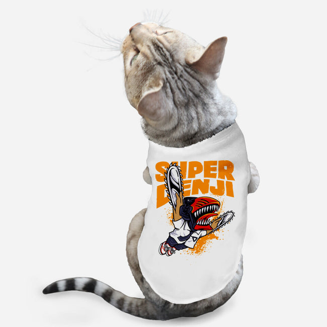 Flying Chainsawman-cat basic pet tank-spoilerinc