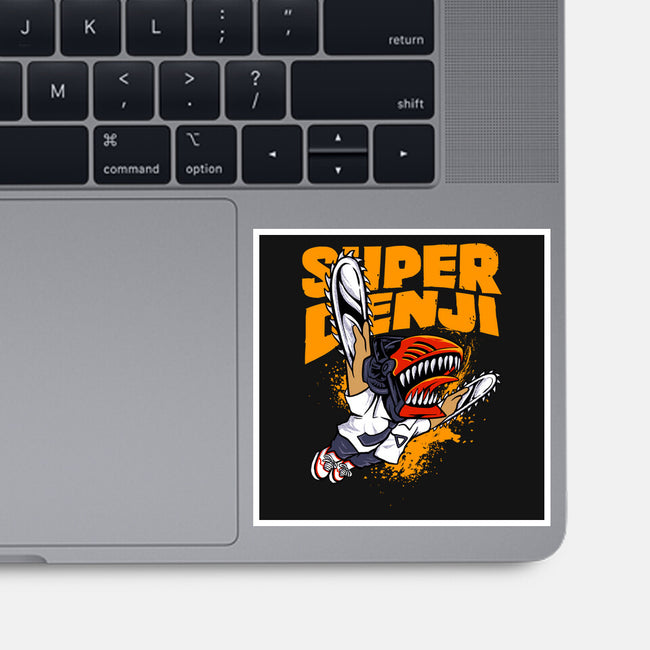 Flying Chainsawman-none glossy sticker-spoilerinc