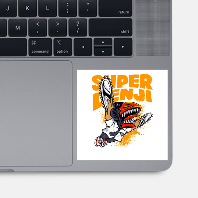 Flying Chainsawman-none glossy sticker-spoilerinc