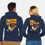 Flying Chainsawman-unisex zip-up sweatshirt-spoilerinc